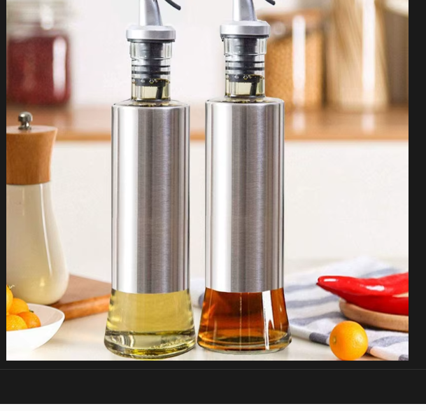 100 ml glazen olieverstuivers in de keuken