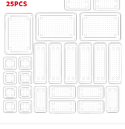 25-delige Transparante Ladeorganizer Set