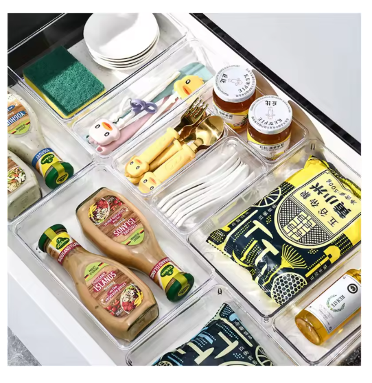 25-delige Transparante Ladeorganizer Set