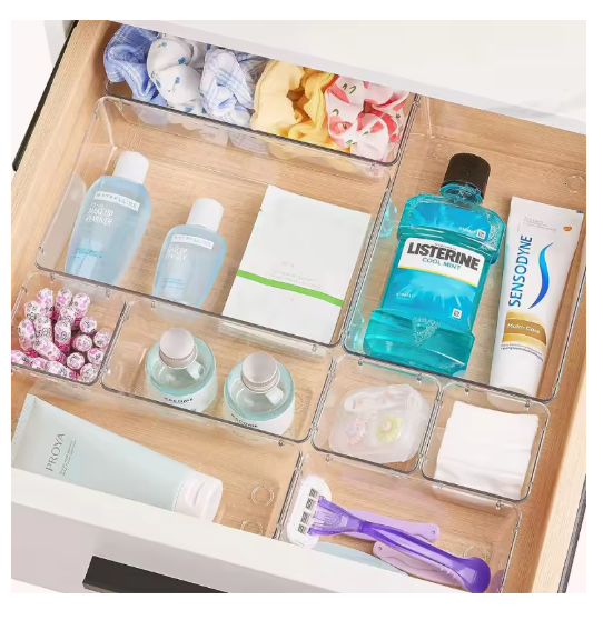 25-delige Transparante Ladeorganizer Set