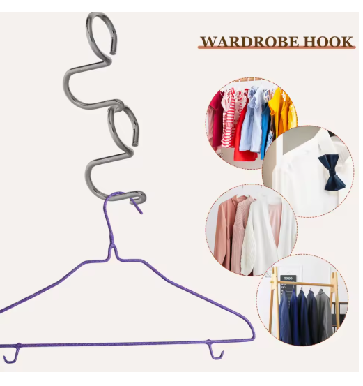 10-delige ruimtebesparende hangerverbinders