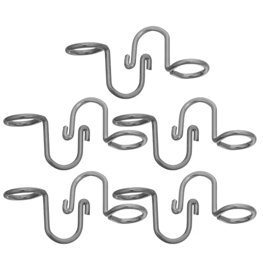 10-delige ruimtebesparende hangerverbinders