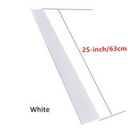 Witte siliconen kierstrip 63 cm