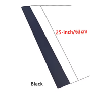 Zwarte siliconen kierstrip 63 cm