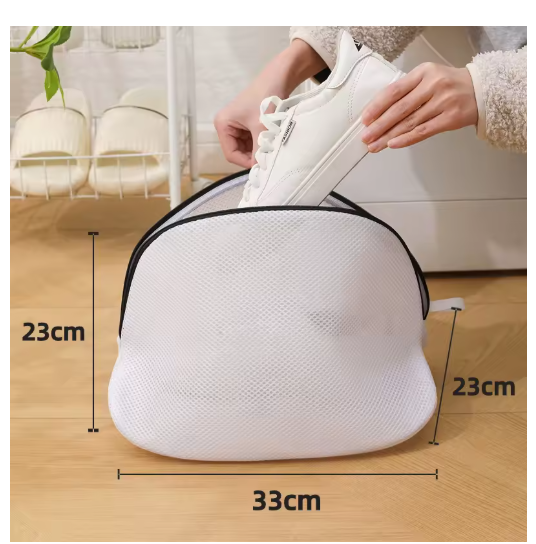 Mesh schoenwaszak maat S 33 x 23 x 23 cm