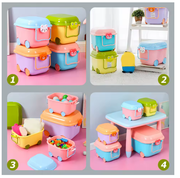 Opbergbox voor Onder het Bed met Handvat & Sluitclips