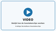 VIDEO - Bekijk hoe de 4-delige verstelbare hoeslakenclips werken