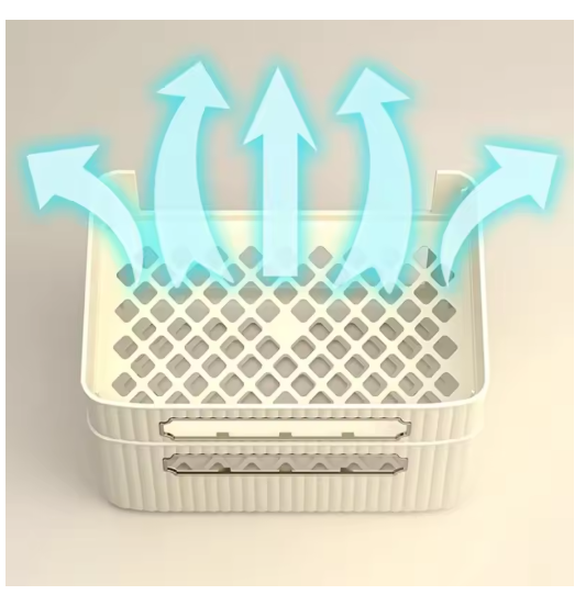 Router en kabel organizer met ventilatie